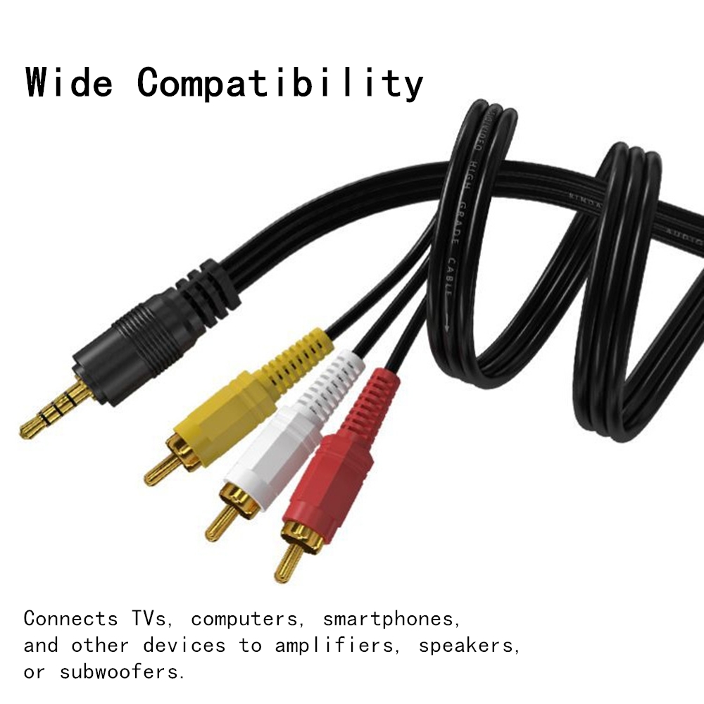 Home Cinema Tv - Cable de Audio y vídeo RCA