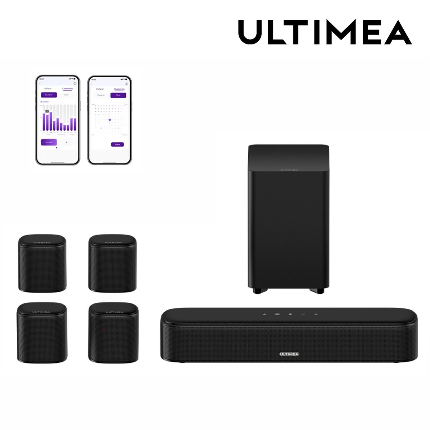 Home Cinema Wireless - Sistema de barra de sonido ULTIMEA