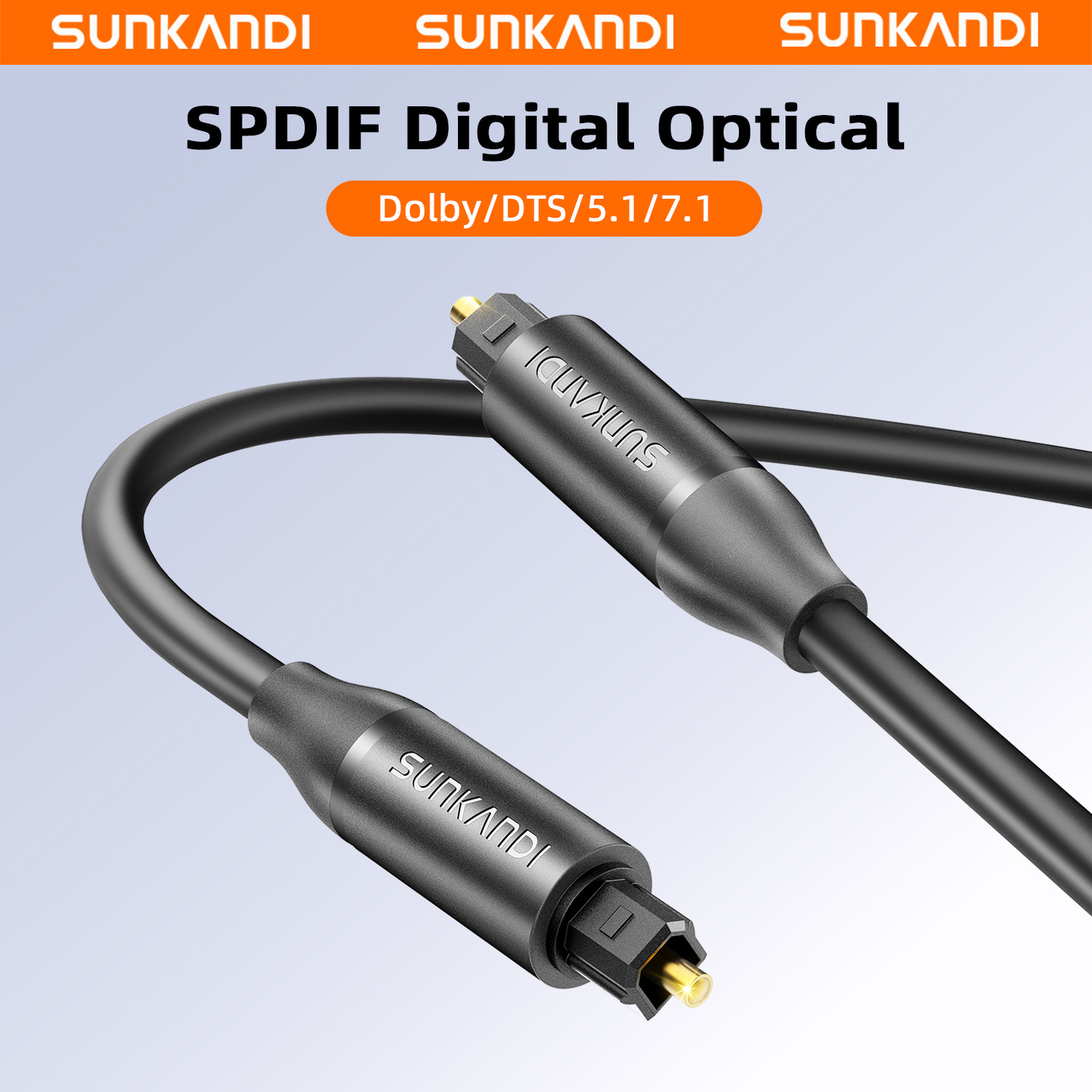 Cable de Audio Óptico SUNKANDI - Home Cinema Tv reseña y precio